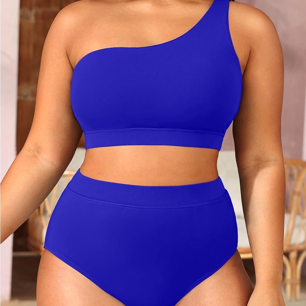 *NWT* Blue High-Waisted Bikini